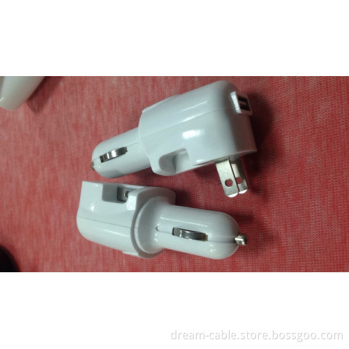 2 in 1 Car Wall USB Charger for iPhone 5s